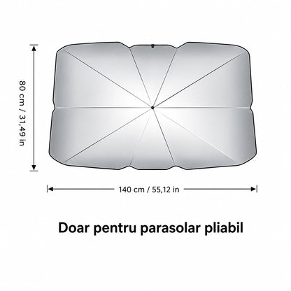 PARASOLAR MASINA TIP UMBRELA